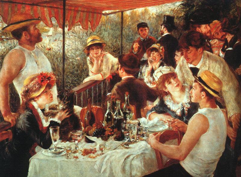 Pierre Renoir Luncheon of the Boating Party Sweden oil painting art